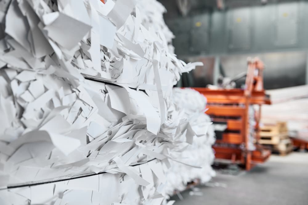 Blades for industrial paper shredder